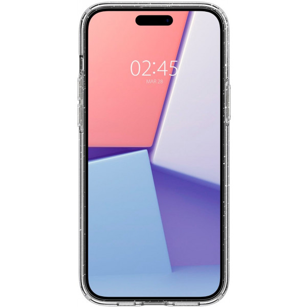 Чохол-накладка Spigen Liquid Crystal Glitter для Apple iPhone 15 Plus Crystal Quartz (ACS06648)