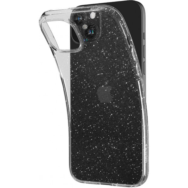 Чохол-накладка Spigen Liquid Crystal Glitter для Apple iPhone 15 Plus Crystal Quartz (ACS06648)