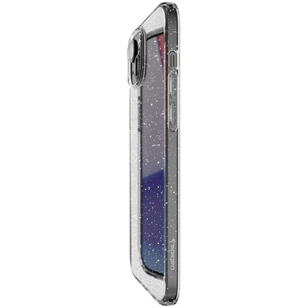 Чохол-накладка Spigen Liquid Crystal Glitter для Apple iPhone 15 Plus Crystal Quartz (ACS06648)