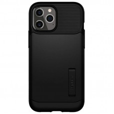 Чохол-накладка Spigen Slim Armor для Apple iPhone 12 Pro Max Black (ACS01479)