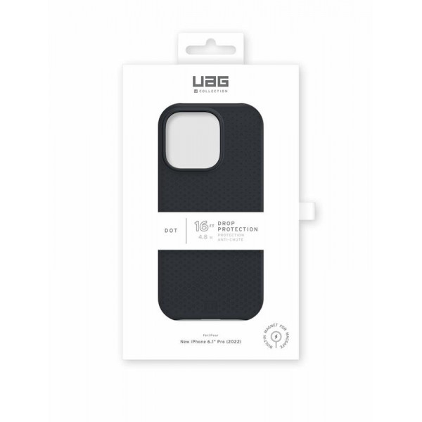 Чохол-накладка Urban Armor Gear Dot Magsafe для Apple iPhone 14 Pro Black (114082314040)