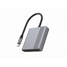 Док-станція Cablexpert USB-C 3-в-1 (A-CM-COMBO3-05)