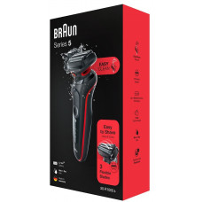 Електробритва Braun Series 5 51-R1000s Black/Red