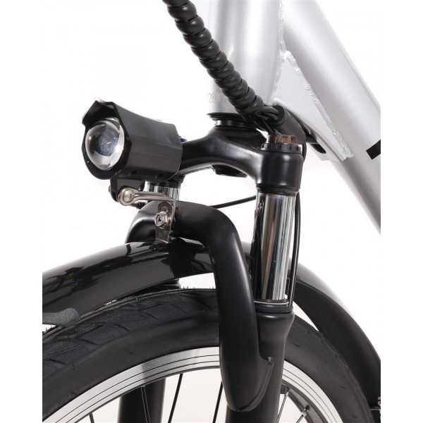 Електровелосипед Maxxter City 2.0 Silver