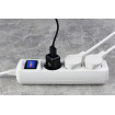 Фільтр живлення 2E (2E-U03ESM1.5) 3 розетки, 1.5 м, White