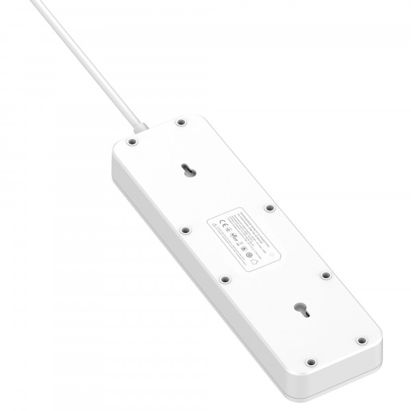 Фільтр живлення ProLogix Premium (PR-SC5614W) 5 розеток, 6 USB AUTO ID, 2 м, білий