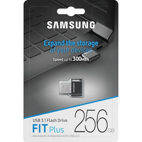Флеш-накопичувач USB 3.1 256GB Samsung Fit Plus Black (MUF-256AB/APC)