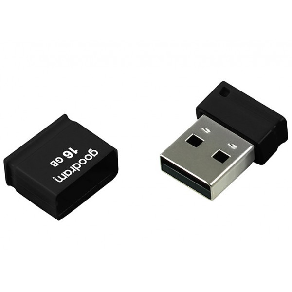 Флеш-накопичувач USB2.0 16GB Goodram UPI2 (Piccolo) Black (UPI2-0160K0R11)