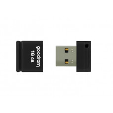 Флеш-накопичувач USB2.0 16GB Goodram UPI2 (Piccolo) Black (UPI2-0160K0R11)