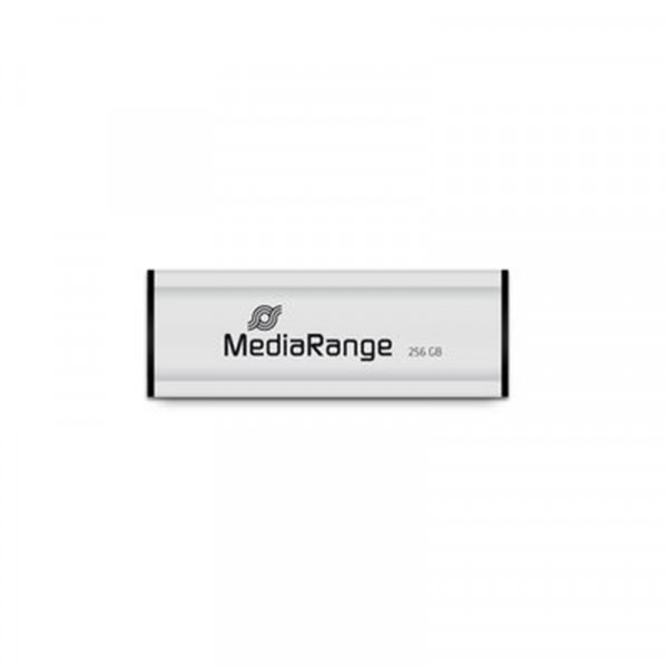 Флеш-накопичувач USB3.0 256GB MediaRange Black/Silver (MR919)