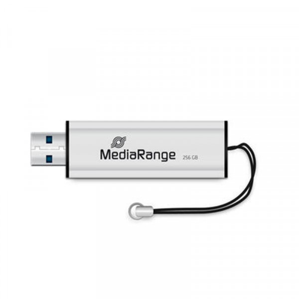 Флеш-накопичувач USB3.0 256GB MediaRange Black/Silver (MR919)