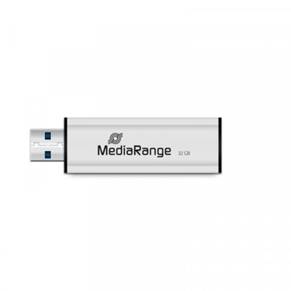 Флеш-накопичувач USB3.0 32GB MediaRange Black/Silver (MR916)