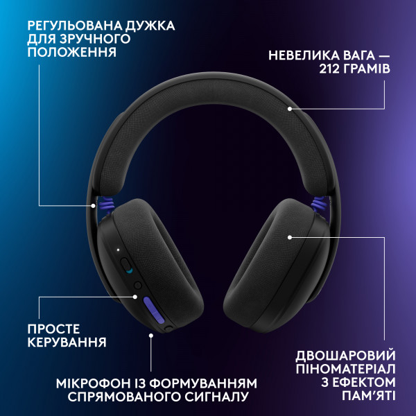 Гарнітура Logitech G325 Lightspeed Black (981-001524)