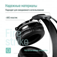 Гарнітура СolorWay Firestrike RGB Black (CW-HPG04BK)