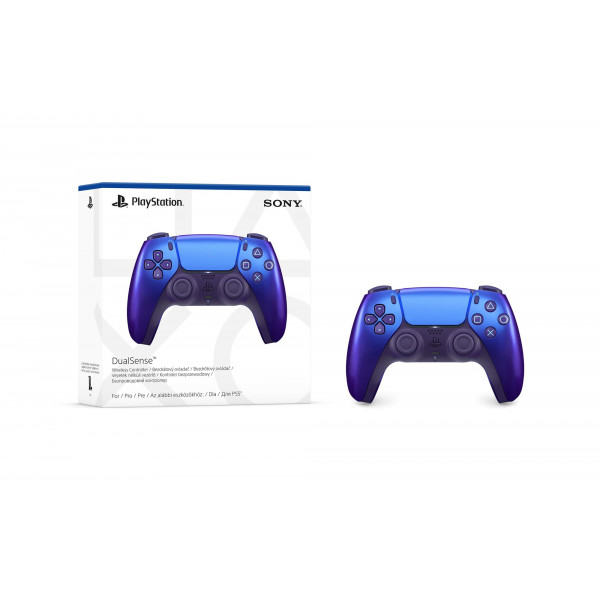 Геймпад бездротовий Sony PlayStation 5 DualSense Chrome Indigo (1000050597)