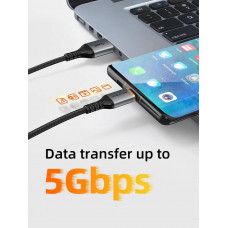 Кабель Cabletime USB Type-C - USB (M/M), 2 м, Black (CA40H)