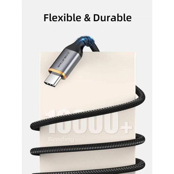 Кабель Cabletime USB Type-C - USB (M/M), 2 м, Black (CA40H)