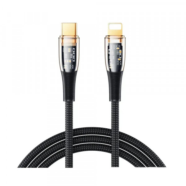 Кабель Remax RC-C061 Explore USB Type-C - Lightning (M/M), 20W, 1.2 м, Black (6954851206712)