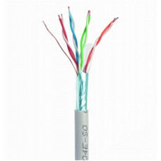 Кабель вита пара Cablexpert FTP (FPC-5004E-SOL/100) CAT5e, алюміній під міддю (CCA з AWG24),одножильний, екранований фольгою, 100м