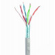 Кабель вита пара Cablexpert FTP (FPC-5004E-SOL/100) CAT5e, алюміній під міддю (CCA з AWG24),одножильний, екранований фольгою, 100м