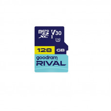 Карта пам`яті MicroSDXC 128GB UHS-I/U3 Class 10 Goodram RIVAL M3AA R100/W70MB/s + SD-adapter (GGSM3AA-1280R12)