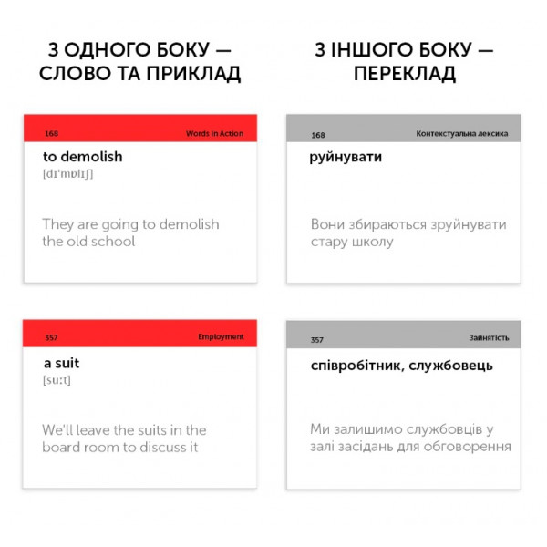 Картки для вивчення англійської мови English Student. IELTS 7.0-8.0