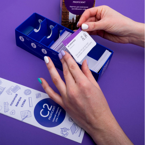 Картки для вивчення англійської мови English Student. Level Up B2.1, B2.2, C1, C2