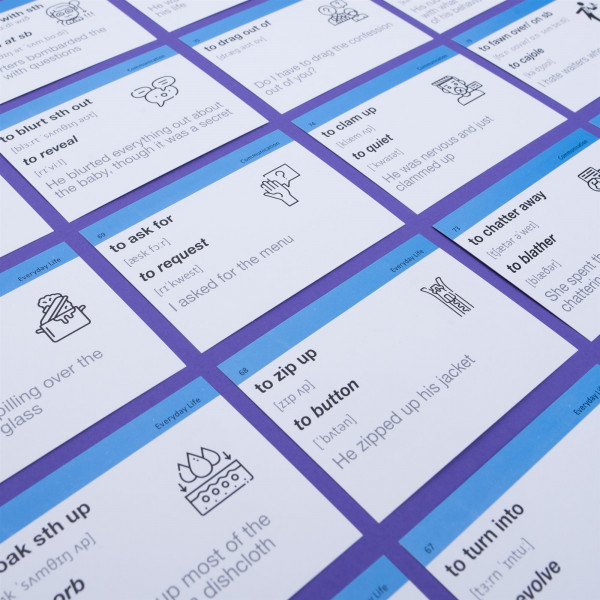 Картки для вивчення англійської мови English Student. Phrasal Verbs B2-С1