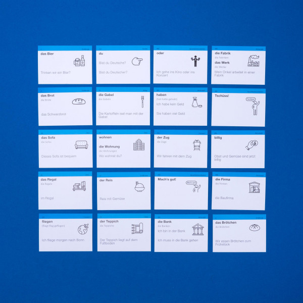 Картки для вивчення німецької мови English Student. Німецький старт A1+A2