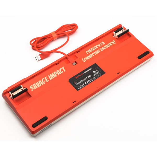 Клавіатура A4Tech Bloody AT98 RGB Proxy Boom White/Red