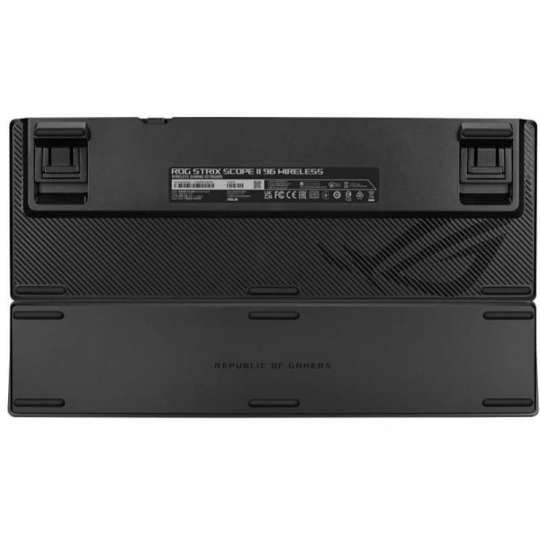 Клавіатура бездротова Asus ROG Strix Scope II 96 RGB NX Wireless Black (90MP037A-BKUA01)