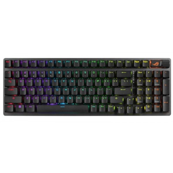 Клавіатура бездротова Asus ROG Strix Scope II 96 RGB NX Wireless Black (90MP037A-BKUA01)