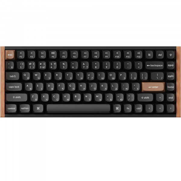 Клавіатура бездротова Keychron K2 HE Magnetic Switch Black RGB (K2H-F1-UA)