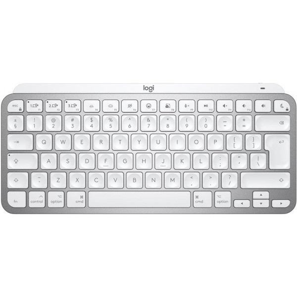 Клавіатура бездротова Logitech MX Keys Mini For Mac Minimalist Wireless Illuminated Pale Grey (920-010526)