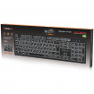 Клавіатура бездротова REAL-EL RK-725W Black