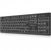 Клавіатура бездротова REAL-EL RK-725W Black