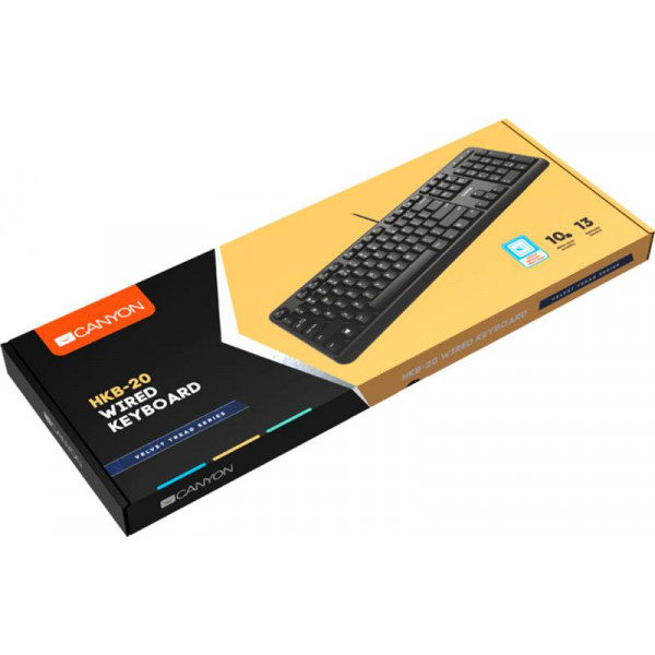 Клавіатура Canyon CNS-HKB02-RU Black