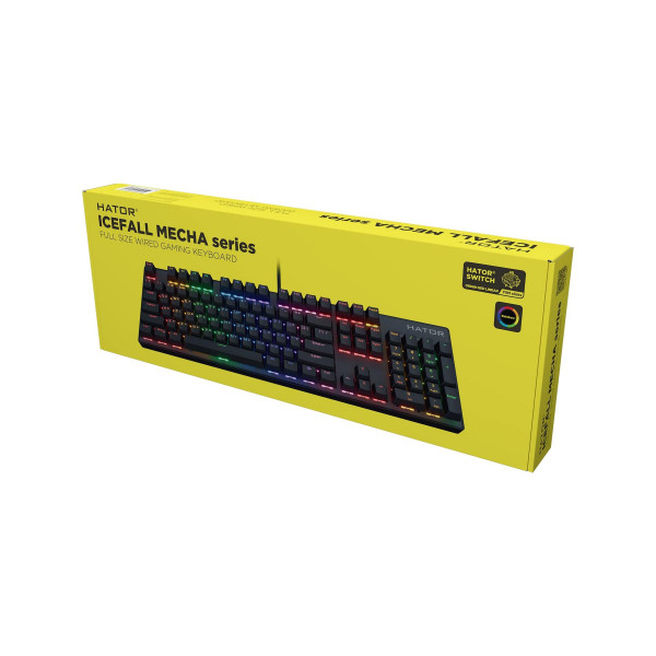 Клавіатура Hator Icefall Mecha Rainbow Black (HTK104UA)