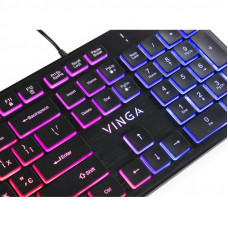Клавіатура Vinga KB410 black