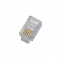 Конектор EServer (WT-6001B) RJ11, 4P4C, 100шт