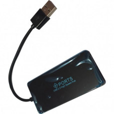 Концентратор USB 2.0 Atcom TD4005 4хUSB2.0 Black (10725)