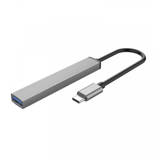 Концентратор USB Type-C Orico AH-13-GY-BP USB3.0, 3хUSB2.0 Grey (CA913534)