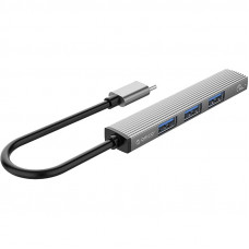 Концентратор USB Type-C Orico AH-13-GY-BP USB3.0, 3хUSB2.0 Grey (CA913534)