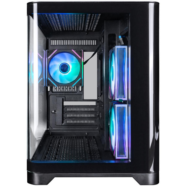 Корпус 1stPlayer UV6-BK-2FC7R-1FC7 Black без БЖ
