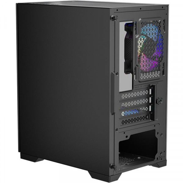 Корпус 1stPlayer X2-M-BK-4F1-PS-600FK-EU Black 600W