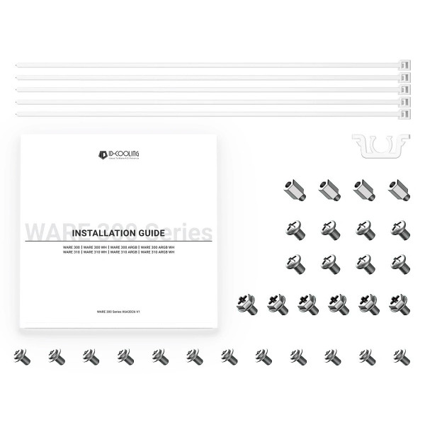 Корпус ID-Cooling Ware 300 ARGB White