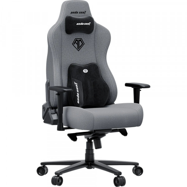 Крісло для геймерів Anda Seat Novis Plus Size XL Fabric Grey (AD23YC-XL-01-G-F-G04)