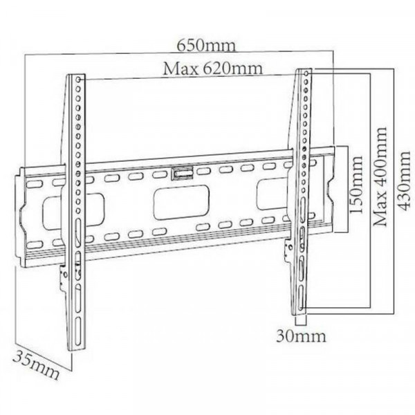 Кронштейн X-Digital Steel SF405 Black (VESA600х400)