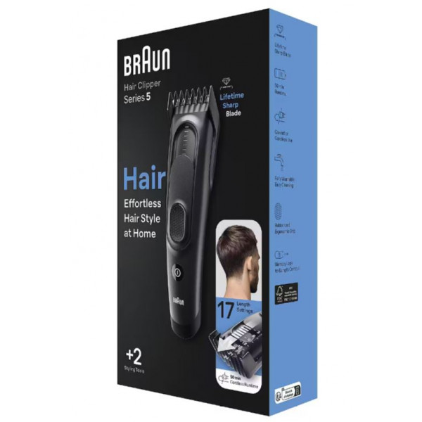 Машинка для стрижки Braun Hair Clip HC 5330