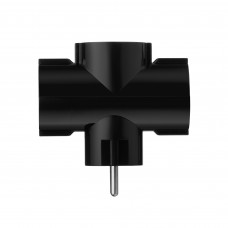 Мережевий адаптер 2E 3xТип F, 16A, чорний (2E-AD0103BK)